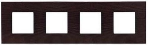 Рамка универсальная ABB Niessen Zenit 4-м. 8 мод. N2274 WG дерево натуральное венге картинка